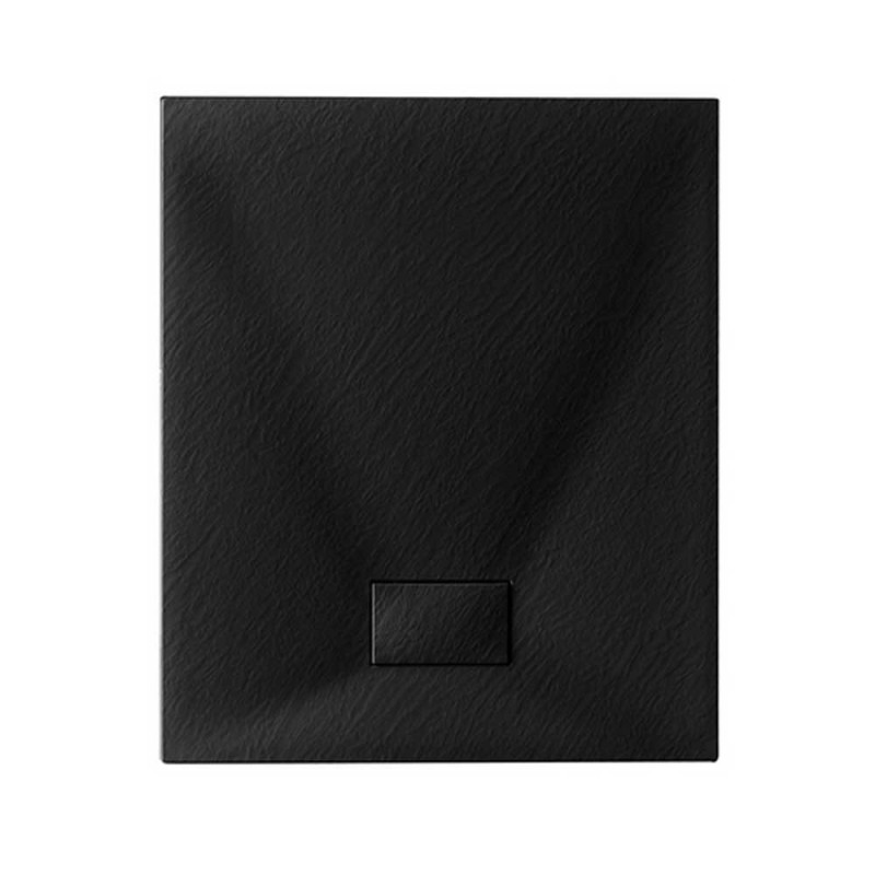 Piatto doccia 70 x 100 cm nero stone essence slim rettangolare  179-SER-N70100