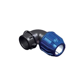 Raccordo curvo femmina in polipropilene Idrobric CARRAC019XPO