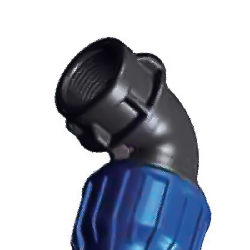 Raccordo curvo femmina in polipropilene Idrobric CARRAC019XPO