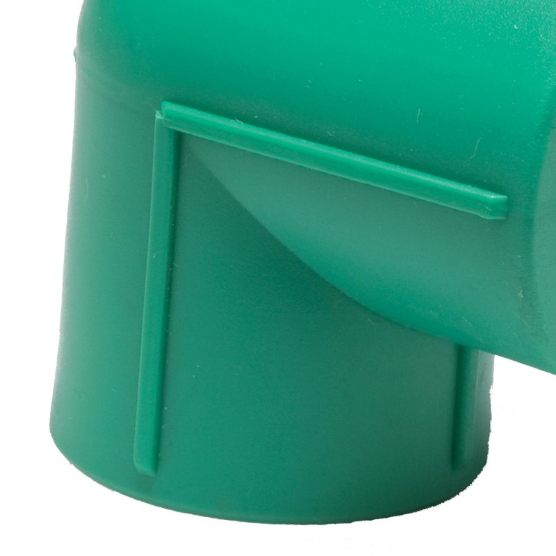 Gomito a 90° ff in ppr con attacchi femmina verde Idrobric CARRPN00022X