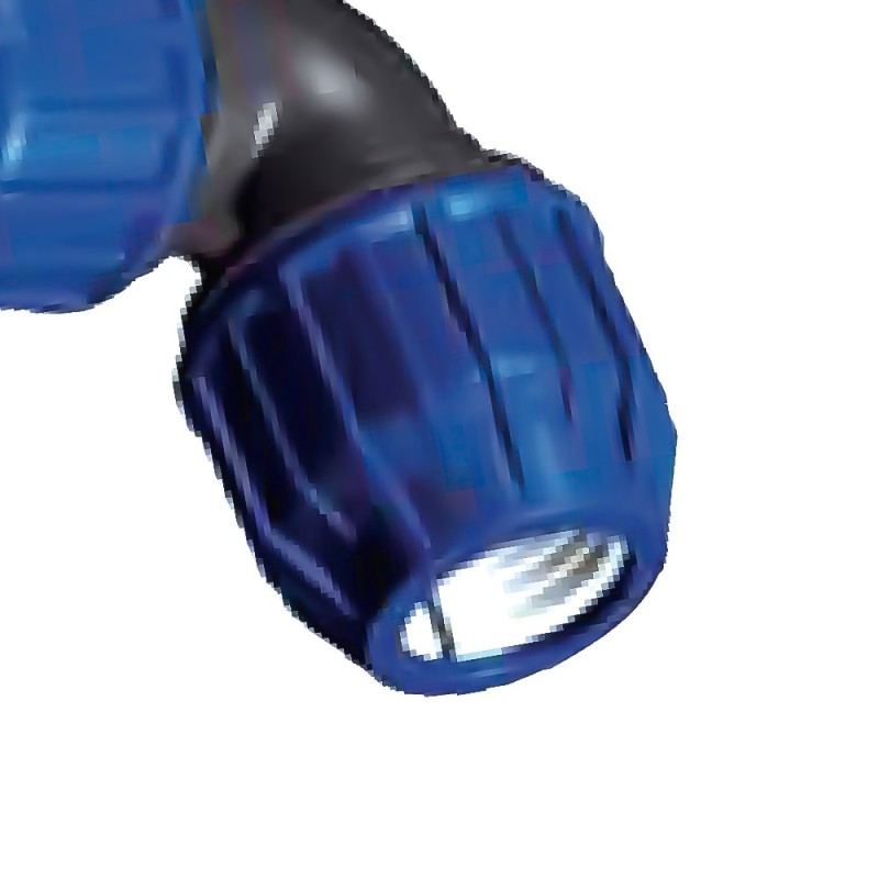 Raccordo curvo doppio in polipropilene Idrobric CARRAC0XXXPO