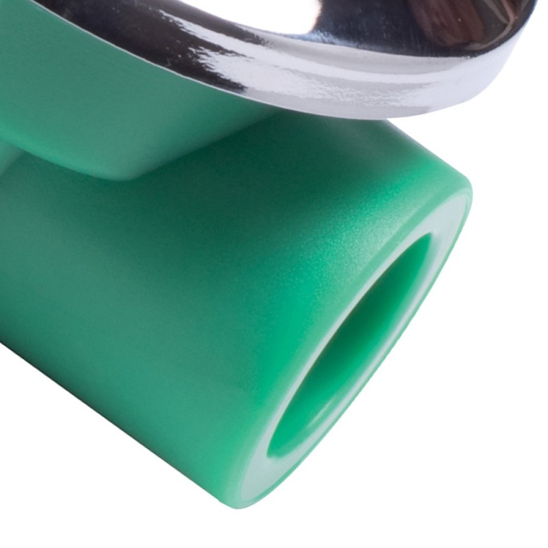 Rubinetto d'arresto a vitone in ppr polipropilene verde 20 mm Idrobric CARRPN001220