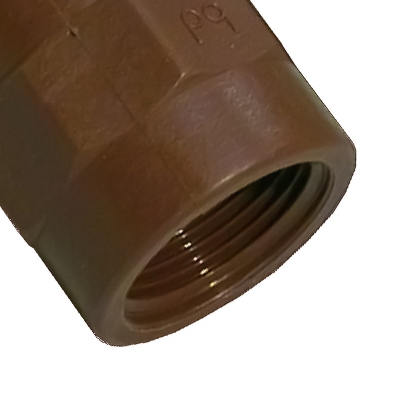 Manicotto in pp marrone Idrobric SACRAC042XMA
