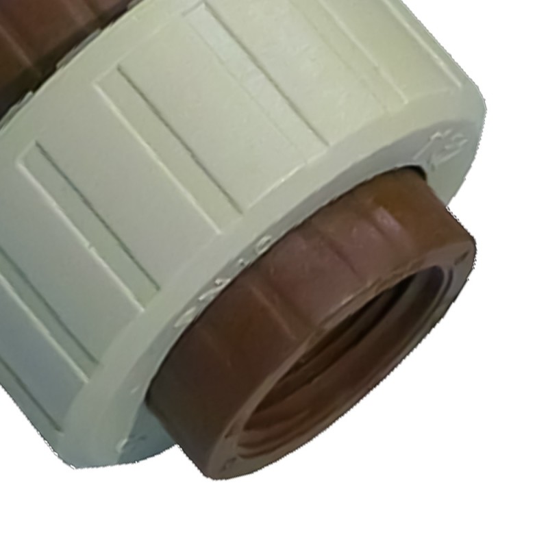 Bocchettone ff in pp marrone Idrobric SACRAC042XBO