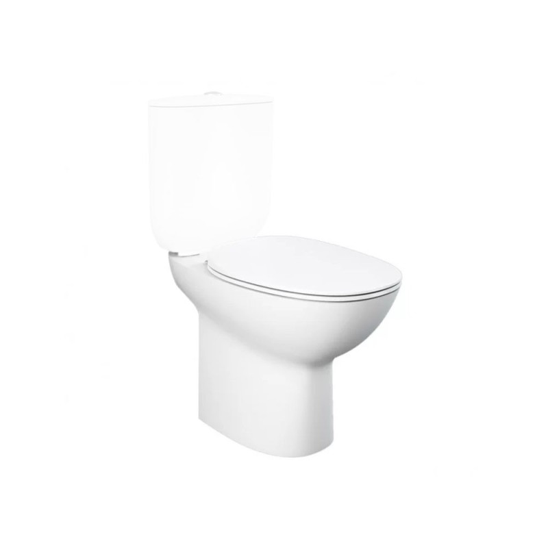 Vaso monoblocco rimless morning con scarico a pavimento Rak Ceramics 181-R420-P