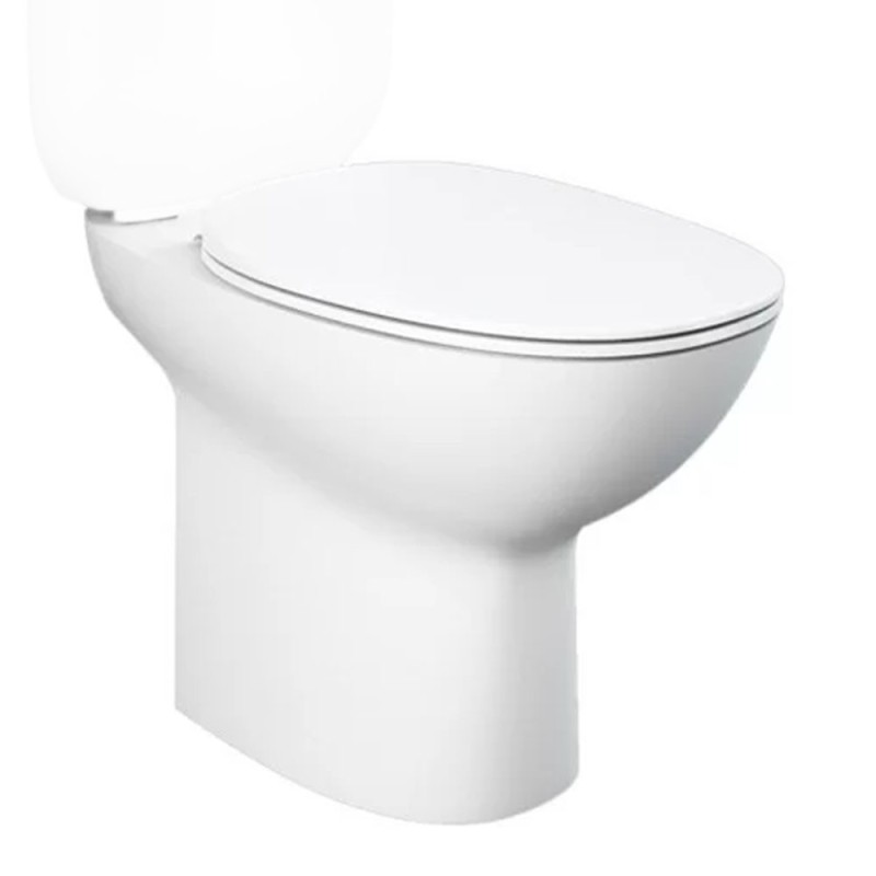Vaso monoblocco rimless morning con scarico a pavimento Rak Ceramics 181-R420-P