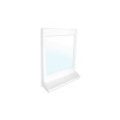 Specchio rettangolare con mensola dimensioni cm L. 37 x H. 50 modello athena DH 120-361