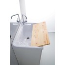 Lavatoio con mobile 80x50 e tavola in legno DH 140-1012-5080 Lavatoio con mobile 80x50 e tavola in legno DH 140-1012-5080