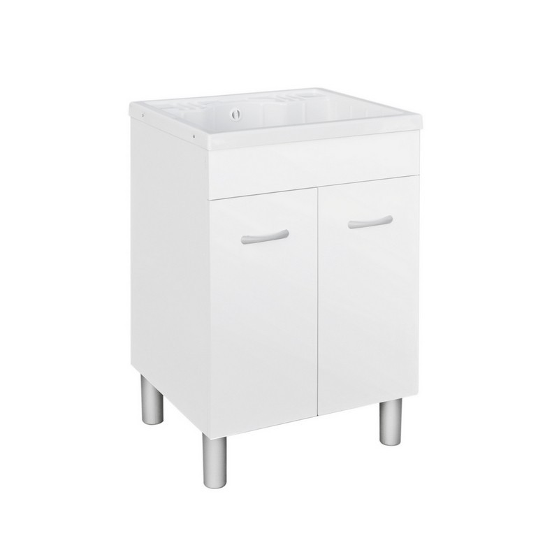 Lavatoio 45x50 cm h 90 in nobilitato con vasca in abs DH 140-2010-4550