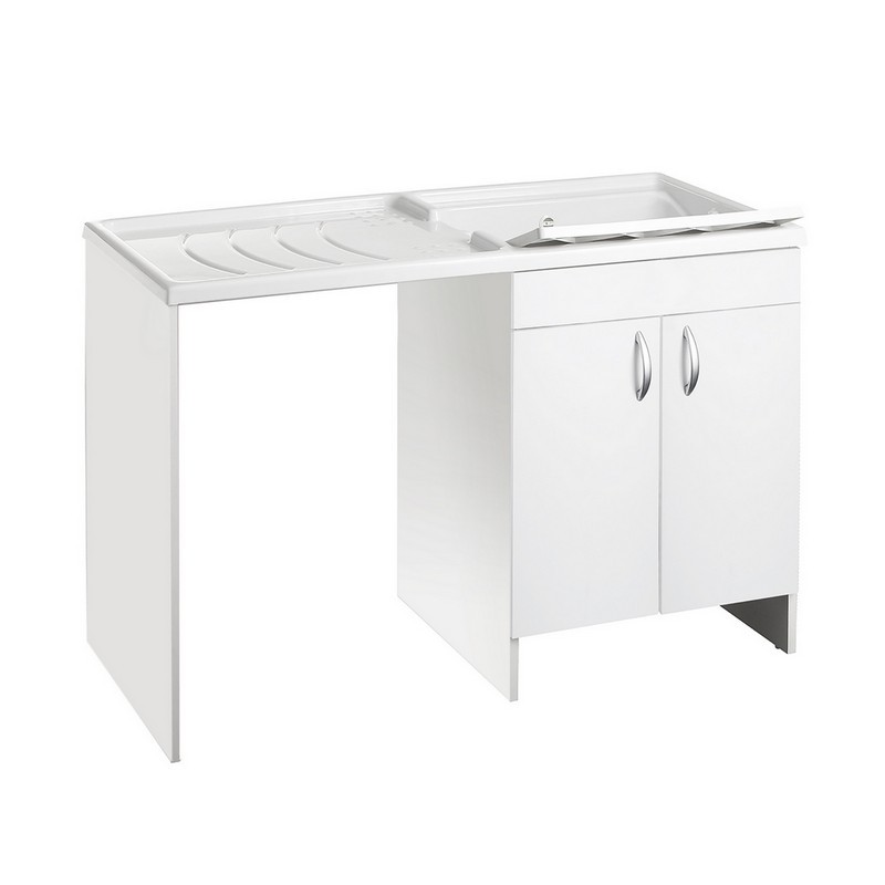 Mobile coprilavatrice con vasca destro color bianco DH 140-2051-DXBI