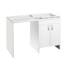 Mobile coprilavatrice con vasca destro color bianco DH 140-2051-DXBI