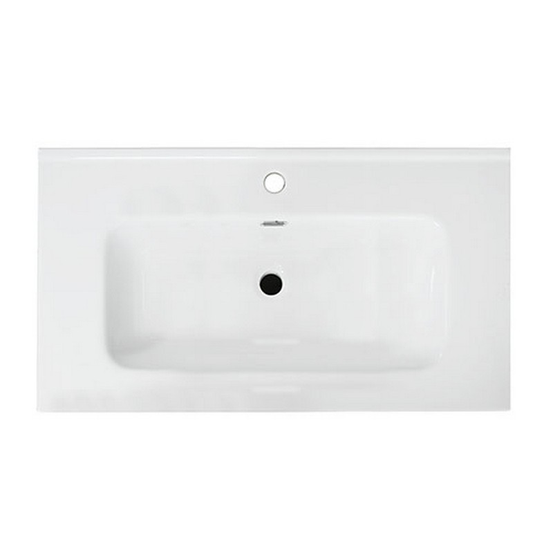 Mobile bagno larice bianco 90 cm sospeso serie talia DH 142-DMA90-LB