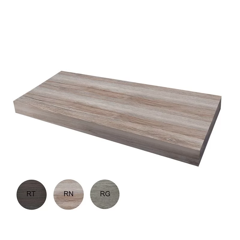 Mensola sospesa 140x51 senza fori in rovere Dh 142-DMM-RT140 Mensola sospesa 140x51 senza fori in rovere Dh 142-DMM-RT140