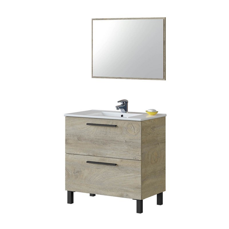 Mobile bagno athena/albert 2 cassetti (da montare) DH 142-FAT21-RA080