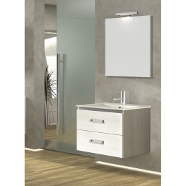 Mobile bagno sospeso fantasy con lavabo e specchio cm.75 DH 142-PF20075-BM
