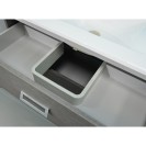 Mobile bagno sospeso fantasy 75 cm grigio matrix con lavabo e specchio DH 142-PF20075-GM