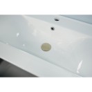 Mobile bagno sospeso bianco lucido serie Kio con lavabo e specchio cm. 90 DH 142-PK20090-BL