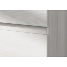 Mobile bagno sospeso perseo larice bianco con lavabo e specchio 90 cm DH 142-PP20090-LB