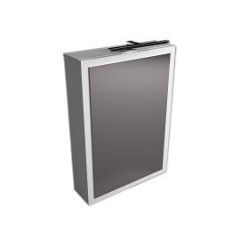 Specchio contenitore verticale finitura bianco Xilon 145-206-BI