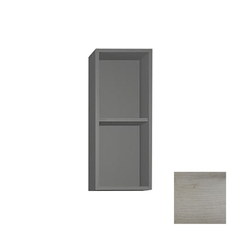 Pensile bagno olmo nodato con vani aperti 75 cm DH 142-HS075-LN