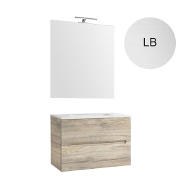 Mobile sospeso larice bianco linea talia da 70 cm DH 142-DMA70-LB