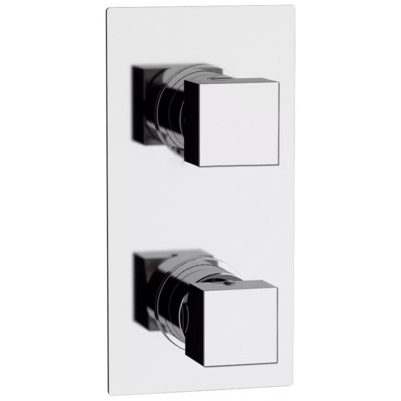 Rubinetto doccia con deviatore a due posizioni su piastra unica - serie sq3 Remer S923 Rubinetto doccia con deviatore a due posizioni su piastra unica - serie sq3 Remer S923