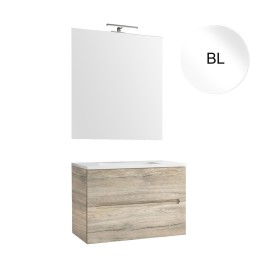 Mobile sospeso bianco lucido serie talia 70 cm DH 142-DMA70-BL