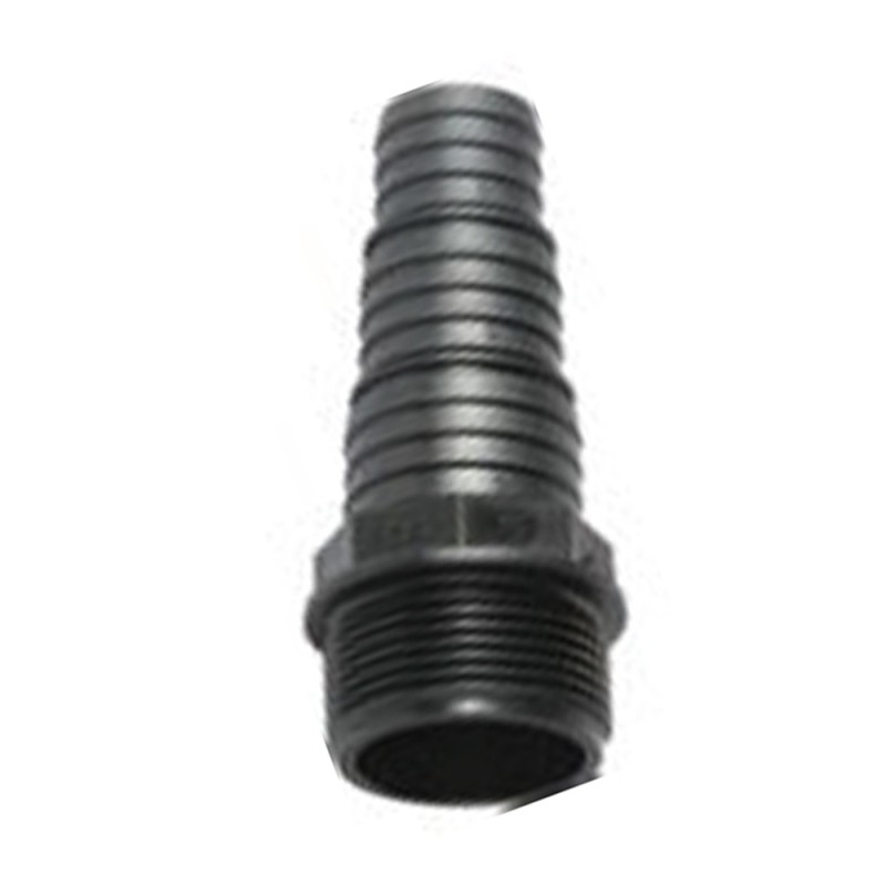 Portagomma gradinato diritto maschio in pp Idrobric SACRAC063XGD