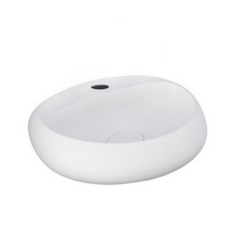 Lavabo sospeso cloud L 55 cm bianco opaco Rak Ceramics 182-P100-BM55