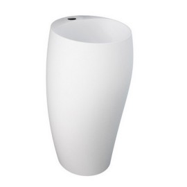 Lavabo autoportante cloud c/foro per rubinetto bianco alpino Rak Ceramics 182-P114-BA