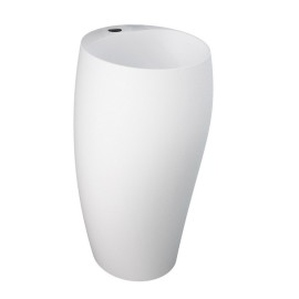 Lavabo autoportante cloud c/foro per rubinetto bianco opaco Rak Ceramics 182-P114-BM
