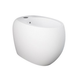 Bidet filo muro cloud bianco alpino Rak Ceramics 182-P300-RBA