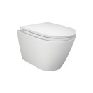 Vaso sospeso feeling rimless bianco opaco Rak Ceramics 182-F411-BM