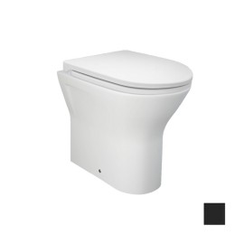 Vaso filo muro feeling rimless nero opaco Rak Ceramics 182-F400-NM