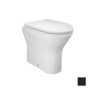 Vaso filo muro feeling rimless nero opaco Rak Ceramics 182-F400-NM