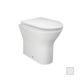 Vaso filo muro feeling rimless bianco opaco Rak Ceramics 182-F400-BM