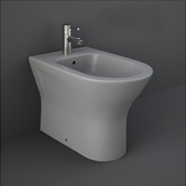 Bidet filo muro feeling grigio opaco Rak Ceramics 182-F300-RGM