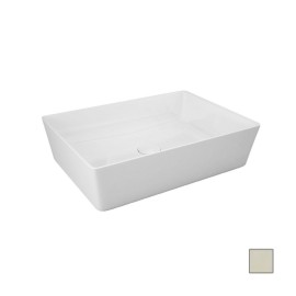 Lavabo da appoggio feeling rettangolare beige opaco Rak Ceramics 182-F111-EM