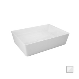 Lavabo da appoggio feeling rettangolare bianco alpino Rak Ceramics 182-F111-BA