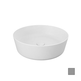 Lavabo da appoggio feeling tondo grigio opaco Rak Ceramics 182-F110-GM