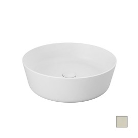 Lavabo da appoggio feeling tondo beige opaco Rak Ceramics 182-F110-EM