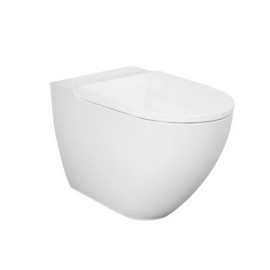 Vaso monoblocco serie Des filo muro rimless Rak Ceramics 182-B470