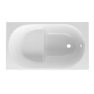 Guscio vasca rettangolare 105x70 serie Giada Glass 1989 101-6010