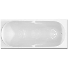 Guscio vasca rettangolare 180x80 Shiro senza pannelli Glass 1989 101-6018