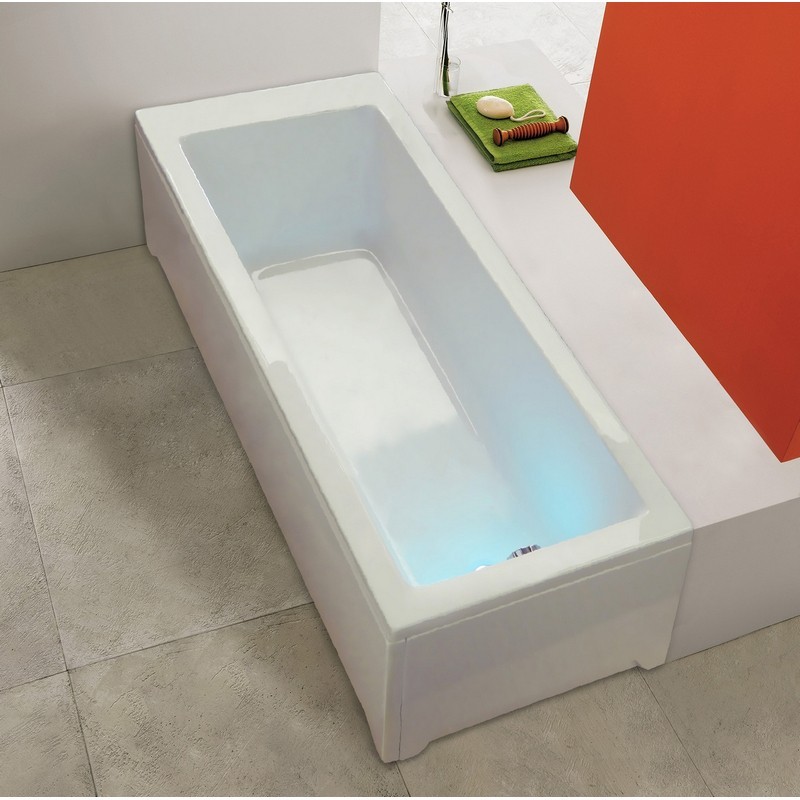 Guscio vasca 160 x 70 cm con pannelli rettangolare serie agata Glass 1989 101-6220-70160 Guscio vasca 160 x 70 cm con pannelli rettangolare serie agata Glass 1989 101-6220-70160