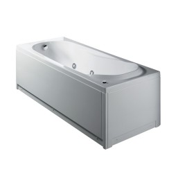 Vasca rettangolare 170x70 con idromassaggio e pannello serie itaca Glass 1989 101-6517