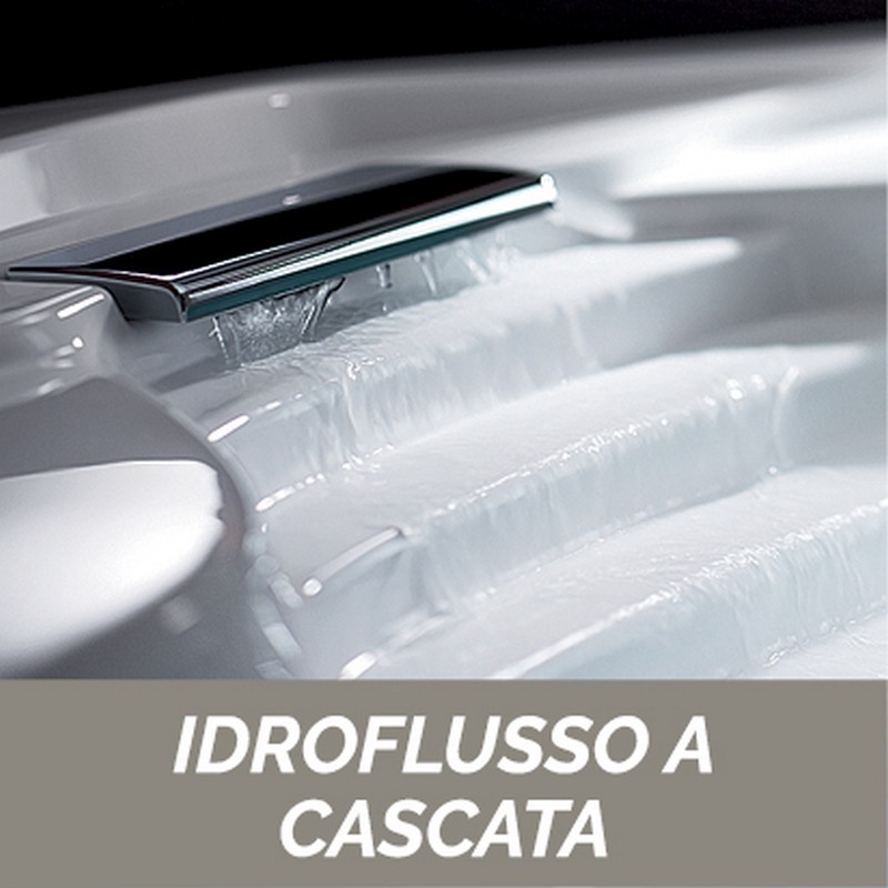 Vasca idromassaggio 140x140 con rubinetteria bordo vasca angolare serie cipro Glass 1989 101-75142 Vasca idromassaggio 140x140 con rubinetteria bordo vasca angolare serie cipro Glass 1989 101-75142