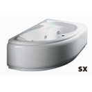 Vasca idromassaggio 150x100 destra angolare serie grazia con pannello Glass 1989 101-75150-DX Vasca idromassaggio 150x100 destra angolare serie grazia con pannello Glass 1989 101-75150-DX
