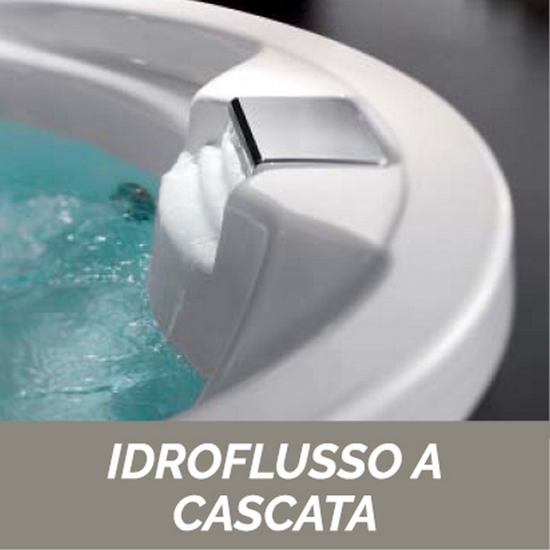 Vasca idromassaggio tonda modello sally con rubinetteria bordo vasca Glass 1989 101-75156 Vasca idromassaggio tonda modello sally con rubinetteria bordo vasca Glass 1989 101-75156