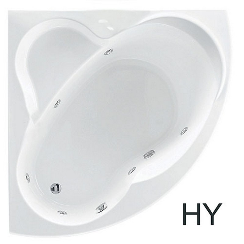 Vasca Hydro 135 x 135 cm angolare simmetrica semicircolare serie Una Novel 101-8601-HY Vasca Hydro 135 x 135 cm angolare simmetrica semicircolare serie Una Novel 101-8601-HY